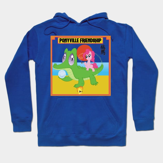 Pink Horse - Spitfire Hoodie by ntoonz